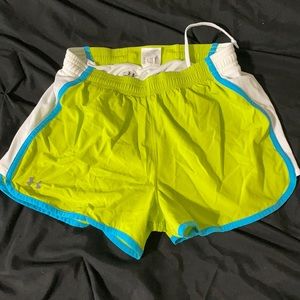 Under Armour running shorts with liner